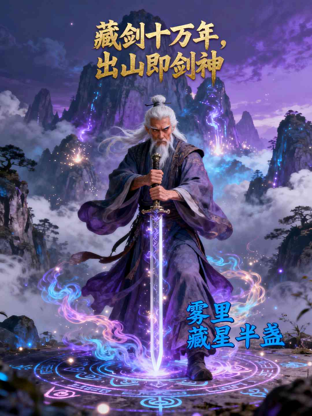 藏剑十万年，出山即剑神