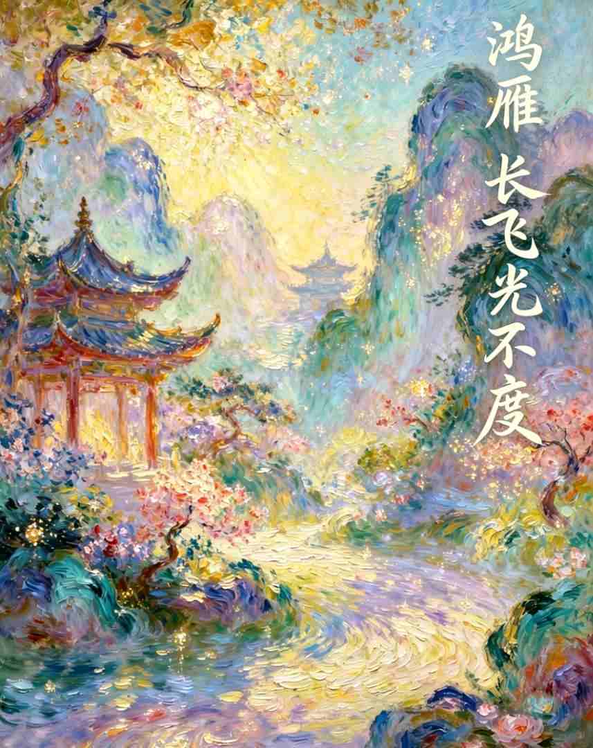 鸿雁长飞光不度