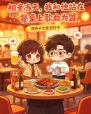 相亲当天，我和他站在餐桌上歃血为盟